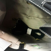 Travistar Damen Tote Bag, Groß, Shopper Tasche, Retro Design, abnehmbarer Riemen, Tragegriff, ideal für Arbeit, Schule, Shopping, Schwarz.