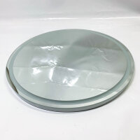 KWW 600mm LED bathroom mirror, round MMAquillaje mirror, adjustable color temperature, fools light, wall mounted with touch control.