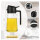 EnthuLove Ölsprüher, 470ml, Ölsprüher, 2-in-1 Set, für Speiseöl und Olivenöl, ideal für Heißluftfritteuse, 2 Stück in Weiß.