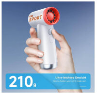 Nimin Mini Fan, Portable, 4 Speeds, Rechargeable Battery, Ideal for Laptop, Sofa, Car, Home.