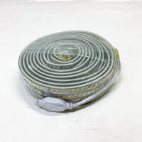 pcning 15m LED strip 220V, SMD 5730, 120 LEDs/m, warm white 3000K, EU plug, flexible, ideal for decoration.