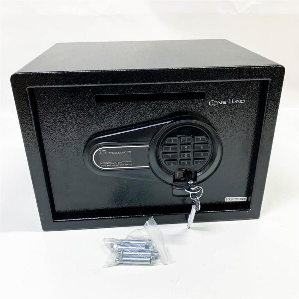 Genie Hand | Motorized furniture safe, deposit slot, combination code, B-lock, compact and secure.