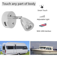 SUPAREE 2x LED Lichter, USB Halterung, 12V LED, wiederaufladbar, energiesparend, einfach zu installieren.