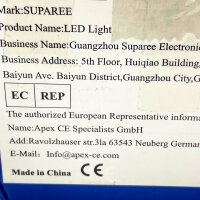 SUPAREE 2x LED Lichter, USB Halterung, 12V LED, wiederaufladbar, energiesparend, einfach zu installieren.