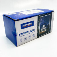 SUPAREE LED Wohnmobilbeleuchtung 12V, Doppelfarbig 3000K/6500K, ideal für Camper und Boote, energiesparend und langlebig.