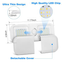 SUPAREE LED Deckenleuchte 12V, dimmbar, für Wohnmobil, Wohnwagen, RV, Auto, LKW, Boot, inkl. Schalter, 1 Stück.