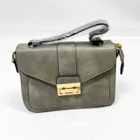 Miss Lulu handbag, handle bag, elegant, small, shoulder bag, crossbody bag, faux leather, ideal for everyday use.