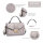 Miss Lulu handbag, handle bag, elegant, small, shoulder bag, crossbody bag, faux leather, ideal for everyday use.