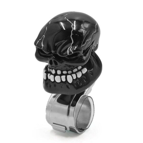 Sourcing Map Skelett-Design, Auto Lenkrad Drehknopf, Hilfs Booster, Power Kraftverstärker, ergonomisch, rutschfest, einfach zu installieren.