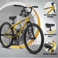 AVASTA 26 Zoll BMX, Freestyle, Farbe Trident, für Anfänger & Fortgeschrittene, 2 Pegs, ideal für Tricks und Profi-Riding.