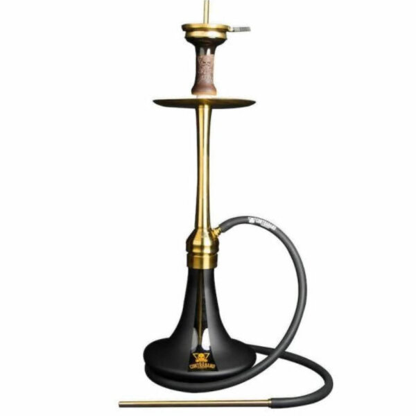 Contraband El Patron, hookah, blue bowl, high-quality workmanship, modern design, intense smoking experience, ideal for connoisseurs.