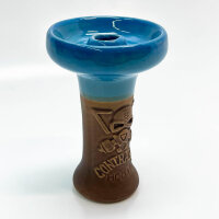 Contraband El Patron, hookah, blue bowl, high-quality workmanship, modern design, intense smoking experience, ideal for connoisseurs.
