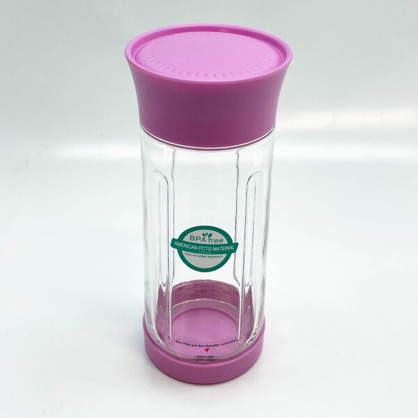 FITBLENDER, portable blender, 500ml, light purple, lightweight, compact, ideal for smoothies and shakes.
