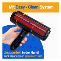 Petmont Tierhaarentferner, inkl. Waschbälle, Fusselrolle für Hunde & Katzen, wiederverwendbar, ideal für Sofa, Kleidung, Teppich, Auto.