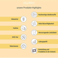 Collamin Joint, Active Collagen Pulver 480g – Gelenkschmerzlinderung, mit Kurkuma, Hyaluronsäure, MSM, Vitaminen, Honig-Zitronen Aroma.
