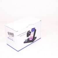 YOMENG Drahtlose Ladestation, 15W 3-in-1-Schnellladestation aus Aluminium für iPhone 12/12Pro/11/XR/XS/X/8/8 Plus AirPods Pro/2 iWatch-Serie 6/SE/5/4/3/2/1 Samsung Note 8/S8/S9 Plus