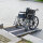 Gardhom Klapprampe 183 cm, Rollstuhlrampe, leicht, faltbar, rutschfest, ideal für den Innen- und Außenbereich.