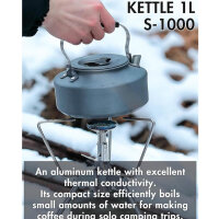 CAMPINGMOON S1000, Camping Wasserkocher, 1 l, tragbar,...