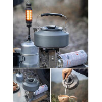 CAMPINGMOON S1000, camping kettle, 1 l, portable, ultra-light, ideal for coffee and tea.