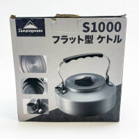 CAMPINGMOON S1000, camping kettle, 1 l, portable, ultra-light, ideal for coffee and tea.