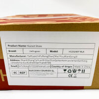 Womens mens hiking shoes 35, winter shoes warm sneakers, heated shoes, trekking low shoes, black, EU 35.