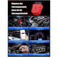 OBD2 diagnostic tool, 5.4 Bluetooth, wireless, professional engine inspection, smog control, compatible with iOS and Android.