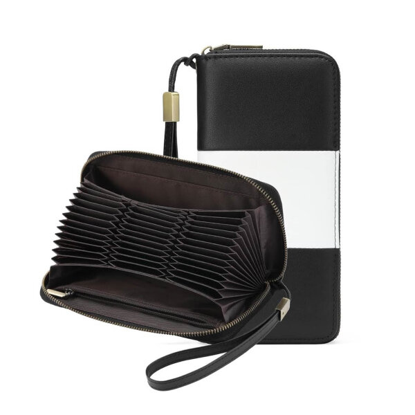 Gojacii womens wallet, 36 card holders, credit card holder, elegant design, compact and practical.