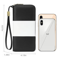 Gojacii womens wallet, 36 card holders, credit card holder, elegant design, compact and practical.