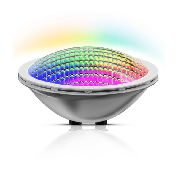 Lylmle LED LEF Pool 30W RGB Multicolor, 316L stainless steel, submersible, IP68, with on/off switch, 12V ACC.