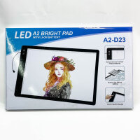 elice Wiederaufladbare A2 Leuchttisch, Batteriebetrieb, 5200mAh, 3 Lichtmodi, ultradünn, 6-stufige Helligkeit, ideal für Skizzieren.