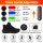 Damen Herren Wanderschuhe 38, Winterschuhe Warm Sneaker, Wiederaufladbare Beheizte Schuhe, Trekkinghalbschuhe Black, EU M