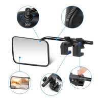 SUPAREE Wohnwagen Zusatzspiegel, universal, für Wohnmobile, 2 Stück, Außenspiegel für alle gängigen Fahrzeugtypen, mit Kratzern.