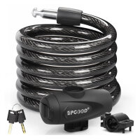 SPGOOD Bicycle Lock 120cm/12mm, Very High Security Level,...