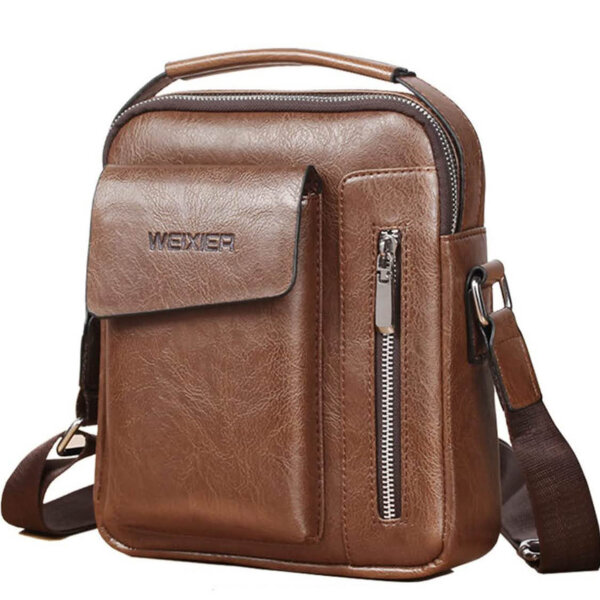 Vohoney Herren Schultertasche, Klein, Crossbody Bag, leichte Umhängetasche mit verstellbarem Schultergurt, ideal für Alltag.