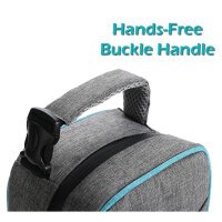 Odor-proof bag with combination lock, lockable box bag, travel storage (23 x 16 x 12 cm), for women and men.