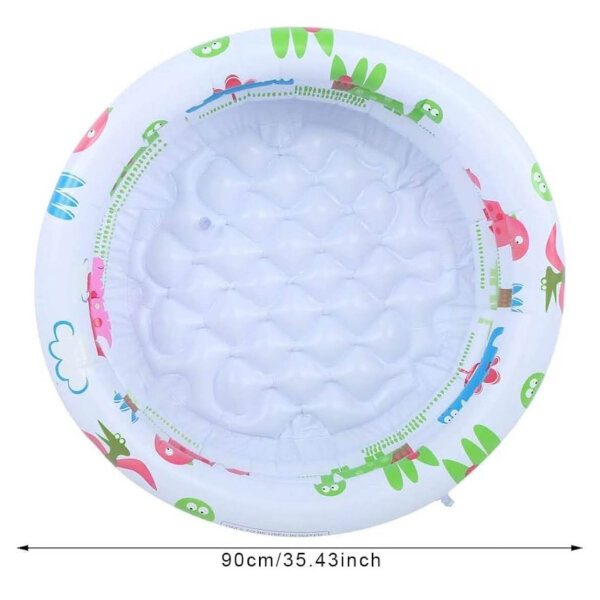 Paddling pool for children, inflatable pool, 200x150 cm, ideal for the garden, with safety valves, easy to transport.