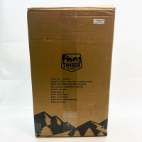 TIMBER RIDGE XXL Bollerwagen, Faltbar, Strandwagen, breite Reifen, Bremse, Getränkehalter, verstellbarer Griff, 100kg Belastbarkeit.