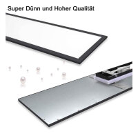 AMOSE ceiling lamp 120x30 cm, 55W LED, with color spot, strong backlight, ideal for workshop, office, garage, living room.