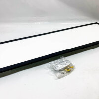 AMOSE ceiling lamp 120x30 cm, 55W LED, with color spot, strong backlight, ideal for workshop, office, garage, living room.