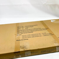 Dripex wall mirror 45x119cm, unbreakable, height-adjustable, with hooks, ideal for hallways and wardrobes, color: white.