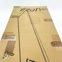 LED panel 120x30cm, 55W ceiling light, dimmable, remote control, 2700K-6500K, memory function, ideal for office, workshop, kitchen.