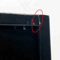 Mejasg key box, 144 keys, key safe, fireproof, number code, side key slot, adjustable key rail, outside.