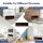M.C.Haus, 60" Fireplace Insert, Electric Wall Fireplace, Colored Flame, Remote Control, Smart WiFi, Metal, 153 cm.