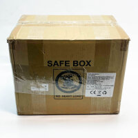 Mejasg 25L Safe, Fireproof & Waterproof, Small with Shelf, Ideal for Cash, Jewelry, Medicines, Documents.