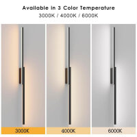 AIPSUN Wireless LED-Wandlampe, 10.000 mAh, 6 W, Schwarz,...