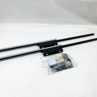 AIPSUN Wireless LED-Wandlampe, 10.000 mAh, 6 W, Schwarz, 100 cm, moderne Wandlampe mit Fernbedienung, drei Farbtemperaturen.