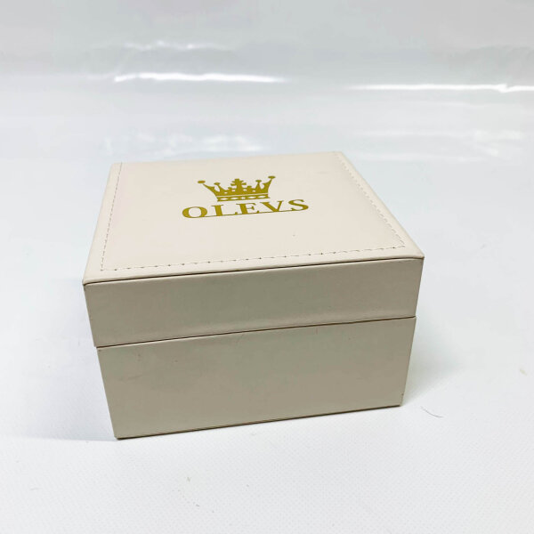 OLEVS Skeleton Automatic Mens Watch, Leather, Moon Phase, Self-winding, Waterproof, Luminous, Luxury Wristwatch