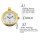 Shmiou French Watch for Women, Gold Pendant, Round Bezel, Strong Alarm Clock, Ideal for Elderly.