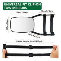 Wohnwagen Spiegel Universal, 2 Stück, Außenspiegel für Caravans, Abschleppspiegel, passend für alle Fahrzeugtypen.