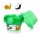SMUJU 12 pieces, protective collar, anti-snail, Ø 24 cm, green, protects lettuce and cabbage plants from animal damage.
